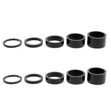 Maxbell 10pcs Bike Bicycle Full Carbon Headset Spacer 1-1/8'' Stem Washer 20mm-15mm-10mm-5mm-3mm