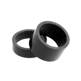 Maxbell 10pcs Bike Bicycle Full Carbon Headset Spacer 1-1/8'' Stem Washer 20mm-15mm-10mm-5mm-3mm