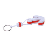 Maxbell 5x Boating Sea Fishing Water Floating Keychain Key Ring- Anchor Shape White