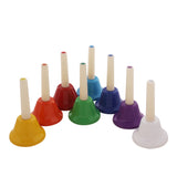 Maxbell 8-notes Chromatic Diatonic Handbells Set with 15-notes Xylophone Kids Gift