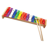 Maxbell 8-notes Chromatic Diatonic Handbells Set with 15-notes Xylophone Kids Gift