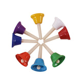 Maxbell 8-notes Chromatic Diatonic Handbells Set with 15-notes Xylophone Kids Gift