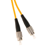 Maxbell 3 pieces 3meter Singlemode Double Core Fiber Optic Jumper Cable FC to FC Yellow