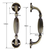 Maxbell Antique Brass Drawer Pull Knob Kitchen Cupboard Cabinet Door Handles With Mounting Screw Decor 96mm