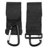 Maxbell Baby Infant Stroller Hook Shopping Bag Holder Pram Hanger Accessory Black Pack Of 2PCS