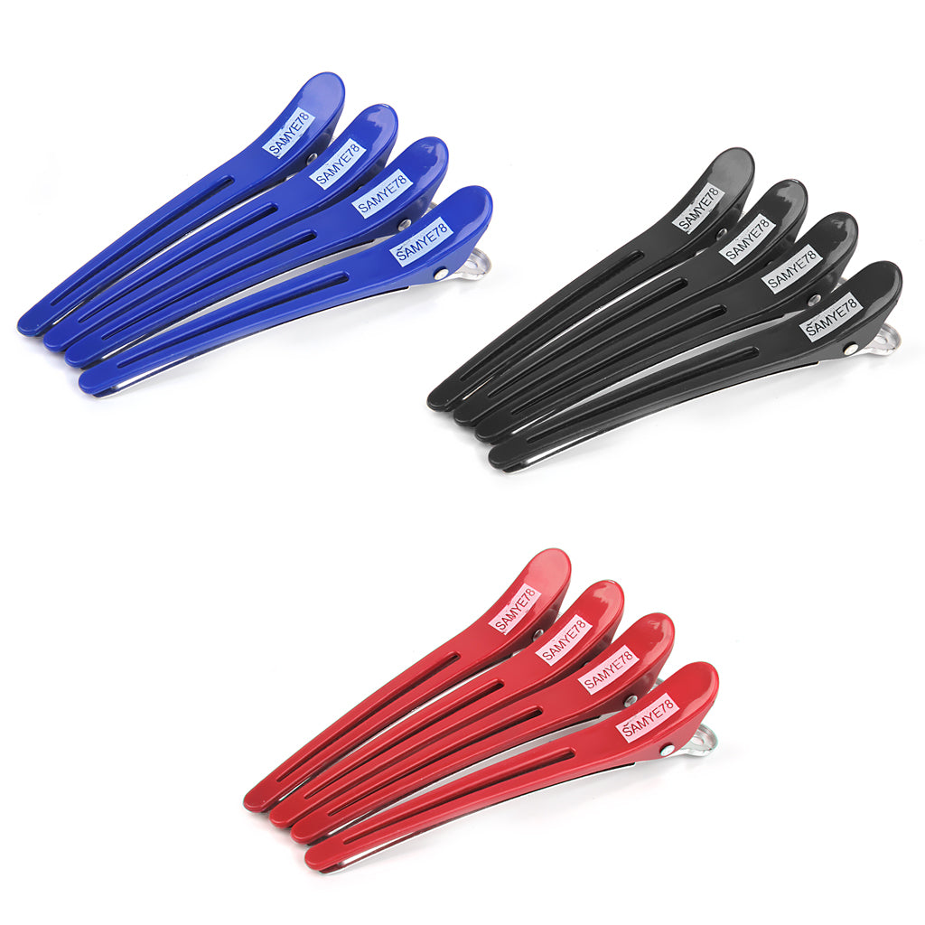 Maxbell Set Of 12PCS Hair Sectioning Clip For Hair Dressing Salon Styling Random