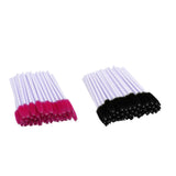 Maxbell 100 Pieces Disposable Eyelash Extension Brushes Mascara Wands Applicator