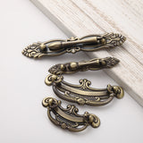 Maxbell 4 Pieces Antique Style Home Kitchen Furniture Cupboard Cabinet Locker Decor Door Drawer Pull Handle Knob