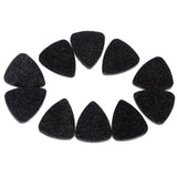 Maxbell Black Guitar Pick Holder Case with 10 Pieces Wool Felt Picks Set