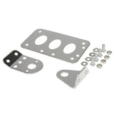 Maxbell 2 Sets Motorcycle Side License Plate with Bracket for Harley Tail Light Kits