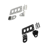 Maxbell 2 Sets Motorcycle Side License Plate with Bracket for Harley Tail Light Kits