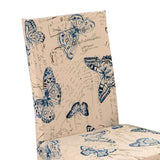 Maxbell 4Pieces Post Card Butterfly Stretch Dining Chair Cover Banquet Slipcover Wedding