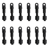 Maxbell 12 Pieces/ Set Nylon Shock Cord End Stop for 1/4'' Kayak Canoe Bungee Rope Rigging/ DIY Kayak Paddle Clips