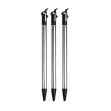 Maxbell 2 Pieces Metal Stylus Touch Screen Pen Telescopic for New Nintendo 3DS LL/XL Console