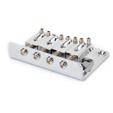 Maxbell 4 String Bridge Set for Electric Bass Guitar Ukulele Instrument Accs 3 Color