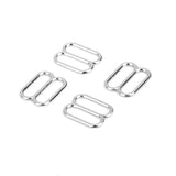 Maxbell 200 Pieces Bra Strap Adjustment Slider Rings Hook Lingerie Sew Fastener 10mm