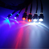 Maxbell RC Car Parts 6 Pieces LED Lamp Headlight Taillight For 1/10 RC Car