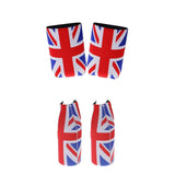 Maxbell 2 Pair Britain UK Flag Stubby Beer Soda Tin Can Chilling Wrap Cooler Holder