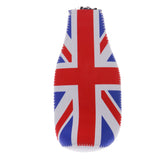 Maxbell 2 Pair Britain UK Flag Stubby Beer Soda Tin Can Chilling Wrap Cooler Holder