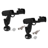 Maxbell 2x Adjustable Nylon Kayak Boat Fishing Rod Holder Side Mount Tackle Kit Set