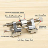 Maxbell 2x Stainless Steel Roller Chisel Plane Blade Sharpening Guide Angle Block Honing Sharpening Jig Fixed Angle