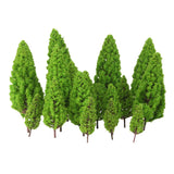 Maxbell 40 Pieces 1:150 -1:400 Scale Model Tree for Railway Garden Landscape Scenery