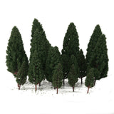 Maxbell 40 Pieces 1:150 -1:400 Scale Model Tree for Railway Garden Landscape Scenery