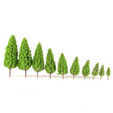 Maxbell 40 Pieces 1:150 -1:400 Scale Model Tree for Railway Garden Landscape Scenery