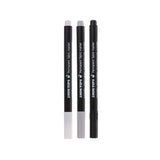 Maxbell 3pcs 2mm T-Shirt Permanent Fabric Marker Textile Clothes Pens