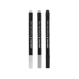 Maxbell 3pcs 2mm T-Shirt Permanent Fabric Marker Textile Clothes Pens