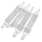 Maxbell 16 x Sheet Band Straps Suspenders White Adjustable Bed Corner Holder Elastic