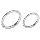 Maxbell Set 2pcs Boat Marine Stainless Steel Welded Polished O Ring  6x30mm+8x40mm