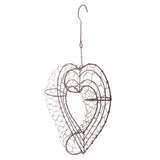 Maxbell Retro Iron Shoe&Heart Shape Succulent Pot Metal Hanging Planter Plant Holder