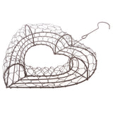 Maxbell Retro Iron Shoe&Heart Shape Succulent Pot Metal Hanging Planter Plant Holder
