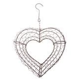 Maxbell Retro Iron Shoe&Heart Shape Succulent Pot Metal Hanging Planter Plant Holder