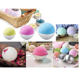 Maxbell 5 Sets Mixed Half Round Aluminum Bath Bomb Mold Mould Soap Cake Making Mould