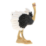 Maxbell 2pcs Simulation Wild Animal Model Figure Toys Figurine Home Decor Ostrich