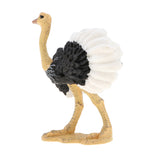 Maxbell 2pcs Simulation Wild Animal Model Figure Toys Figurine Home Decor Ostrich