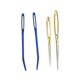 Maxbell 4pcs Large Eye Blunt Needles Bent Tip Needles for Yarn Hand Sewing Darning