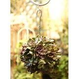 Maxbell 13cm&28cm Retro Iron Ball Shape Succulent Pot Metal Hanging Plant Holder