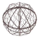 Maxbell 13cm&28cm Retro Iron Ball Shape Succulent Pot Metal Hanging Plant Holder