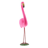 Maxbell 2Pieces Lifelike Pink Flamingo Yard Garden Lawn Art Ornaments Decor Set