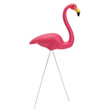 Maxbell 2Pieces Lifelike Pink Flamingo Yard Garden Lawn Art Ornaments Decor Set