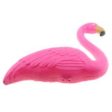 Maxbell 2Pieces Lifelike Pink Flamingo Yard Garden Lawn Art Ornaments Decor Set