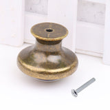 Maxbell 2pcs  Vintage Round Door Cupboard Drawer Wardrobe Cabinet Pulls Handle Knob