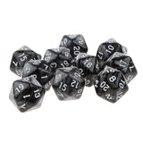 Maxbell 20 Sided Dice D10 Polyhedral Dice 10mm for Dungeons and Dragons MTG TRPG Toy