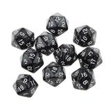 Maxbell 20 Sided Dice D10 Polyhedral Dice 10mm for Dungeons and Dragons MTG TRPG Toy