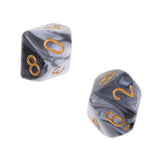 Maxbell 20x D10 10 Sided Dice Polyhedral TRPG Dice for MTG DND Party Roleplay Games