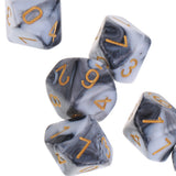 Maxbell 20x D10 10 Sided Dice Polyhedral TRPG Dice for MTG DND Party Roleplay Games
