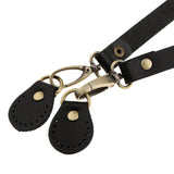 Maxbell 2pieces Adjustable Genuine Leather Shoulder Bag Strap Handle Replacement